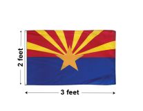 2'x3' Arizona Nylon Outdoor Flag